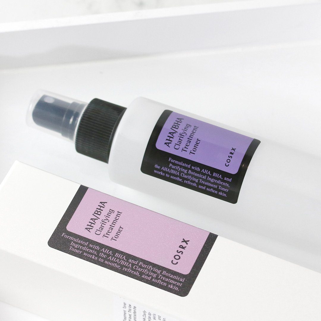 COSRX AHA/BHA Clarifying Treatment Toner Мягкий очищающий тонер-спрей с кислотами 150 мл COSRX AHA/BHA Clarifying Treatment Toner Мягкий очищающий тонер-спрей с кислотами 150 мл