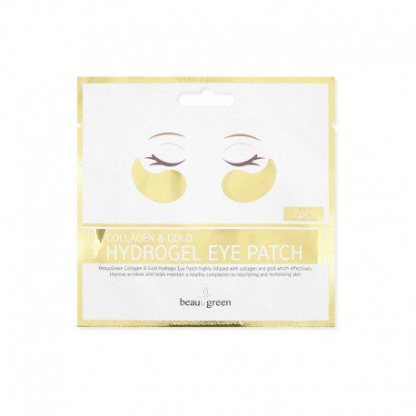 BeauuGreen Патчи для глаз гидрогелевые для век Collagen & Gold Hydrogel Eye Patch 1pair  4 г
