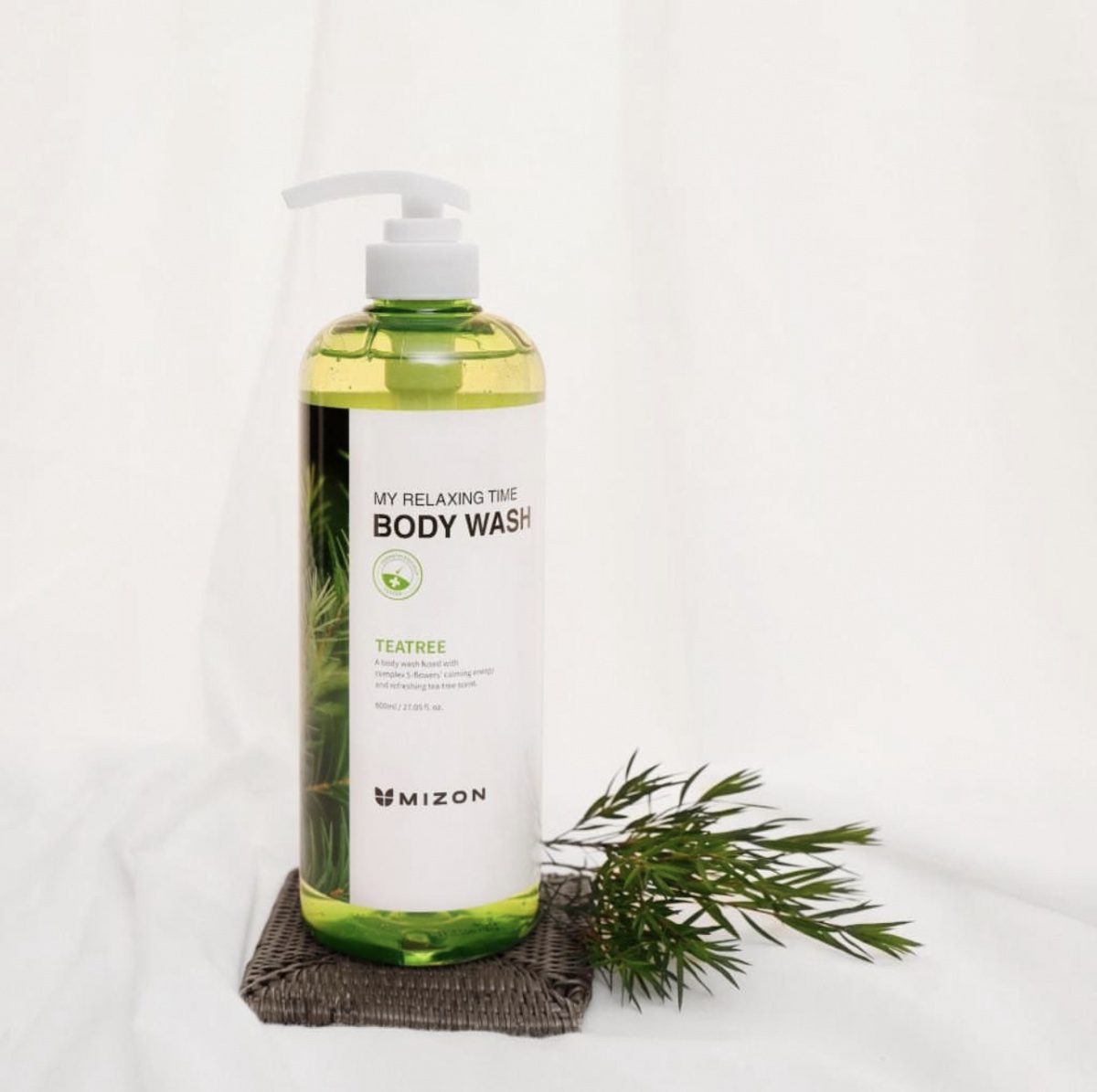 MIZON MY RELAXING TIME BODY WASH [TEATREE] Гель для душа 800мл