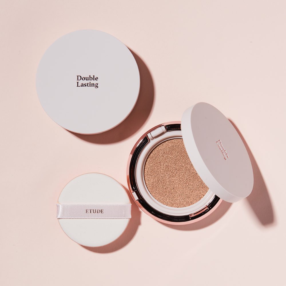 Etude Double Lasting Cushion Glow № 23N1 Sand(Песок) SPF50+/PA+++ Кушон с эффектом двойного сияния,
