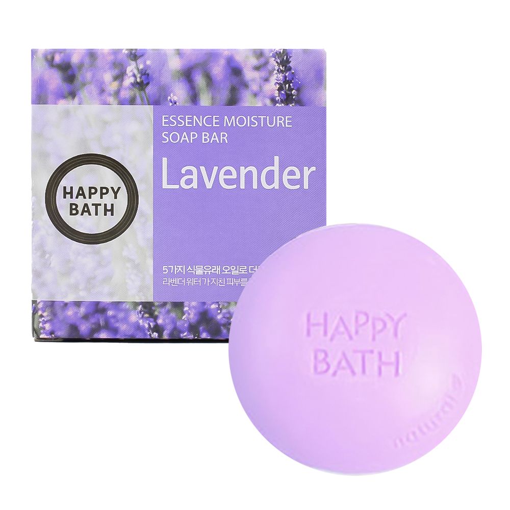 Happy bath lavender soap Парфюмированное мыло с экстрактом лаванды 90гр