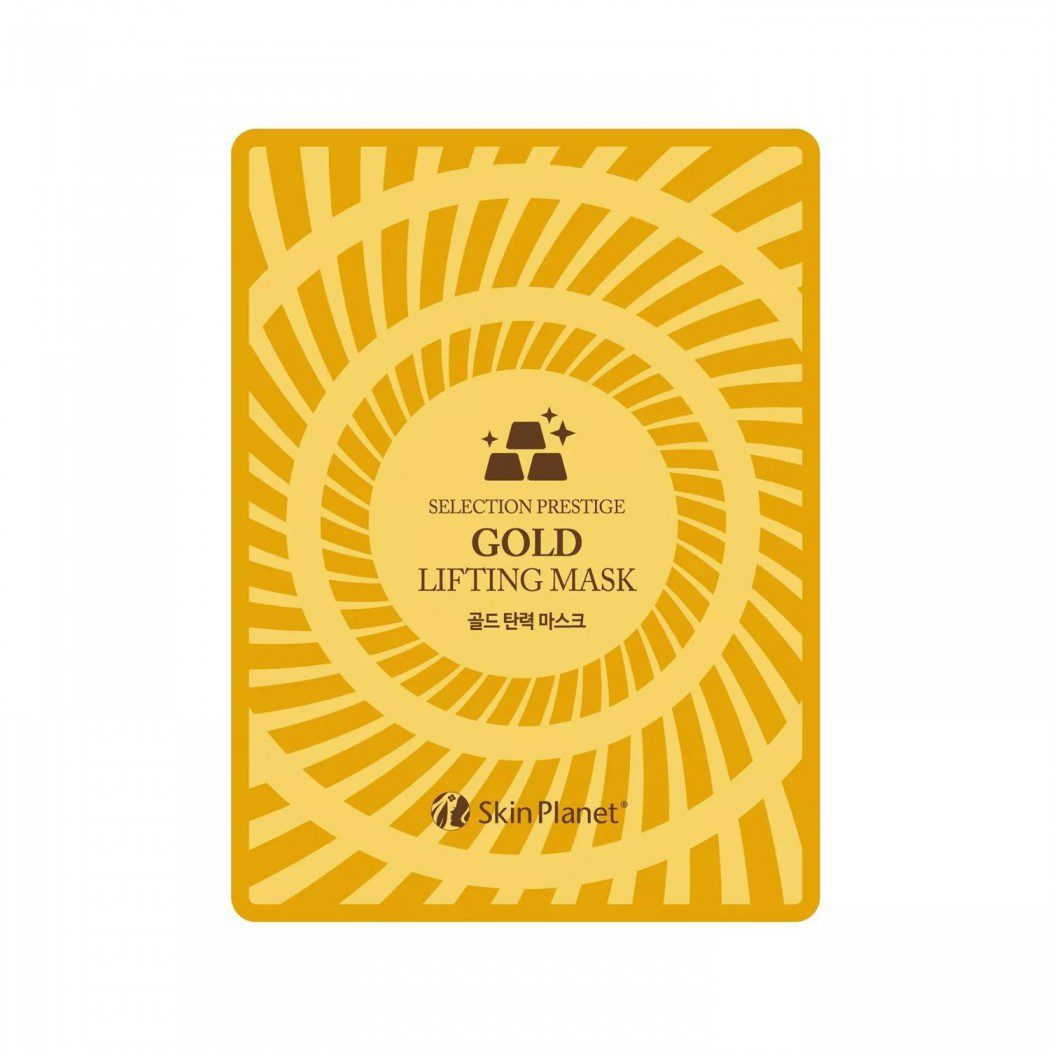 MIJIN Маска тканевая для лица с золотом лифтинг-эффект/Skin Planet GOLD LIFTING MASK 25гр