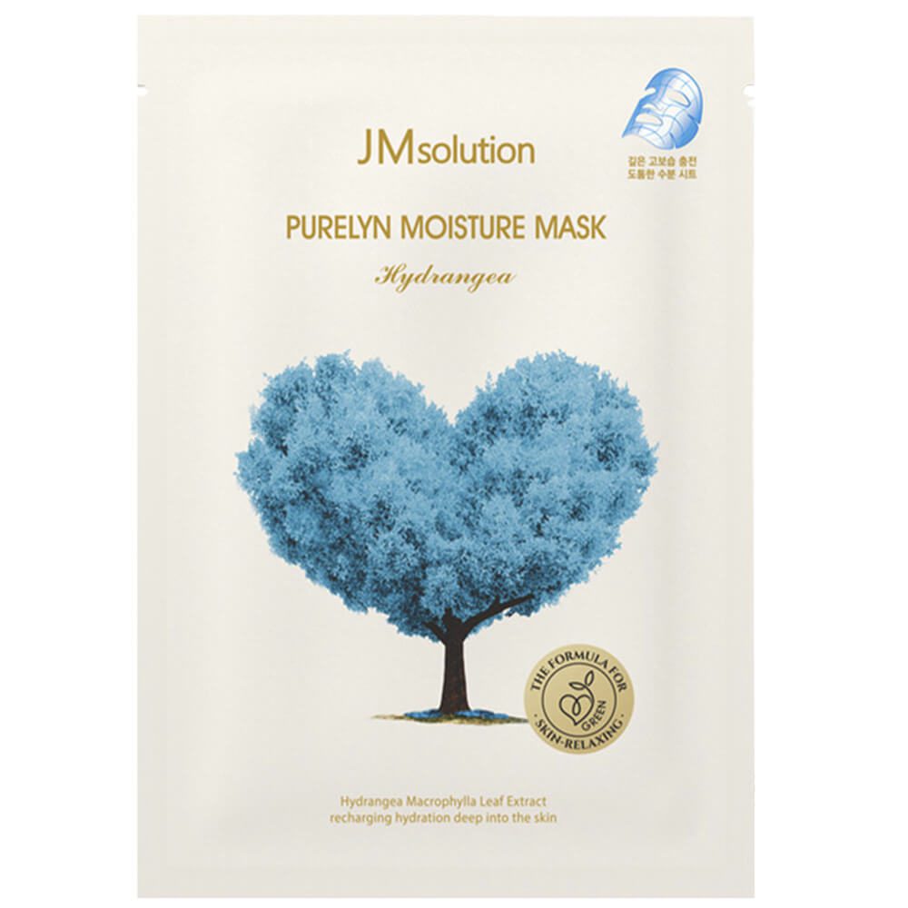 JMsolution Purelyn Moisture Mask Увлажняющая тканевая маска с гортензией 30ml*1шт