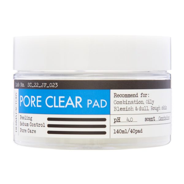 Derma Factory Пэды для лица очищающие - Pore clear pad, 40шт