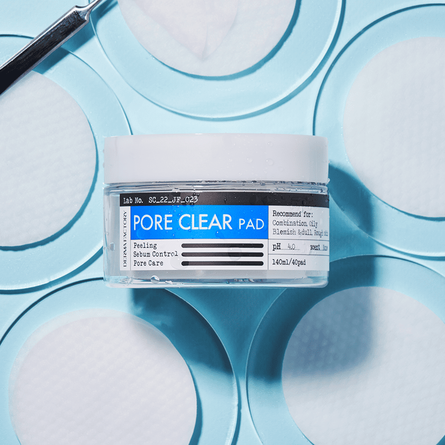 Derma Factory Пэды для лица очищающие — Pore clear pad, 40шт
