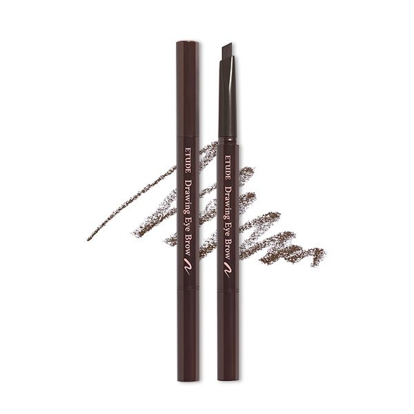Etude House Drawing Eyebrow ’21 #1 Dark Brown — Карандаш для бровей с щеточкой №1 Темно-коричневый