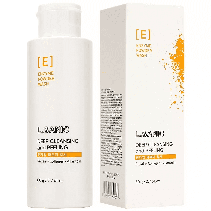 L.Sanic Энзимная пудра-пилинг для глубокого очищения Deep Cleansing And Peeling Enzyme Powder Wash