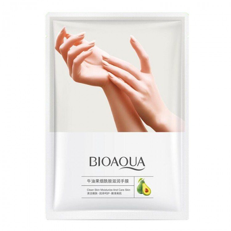8efb7b92adcd11ef95a7fa163ecc0059_8ce82b04cc1611ef9862fa163ecc0059 Bioaqua Avocado Маска-перчатки для рук с экстрактом авокадо, 35г*1 шт