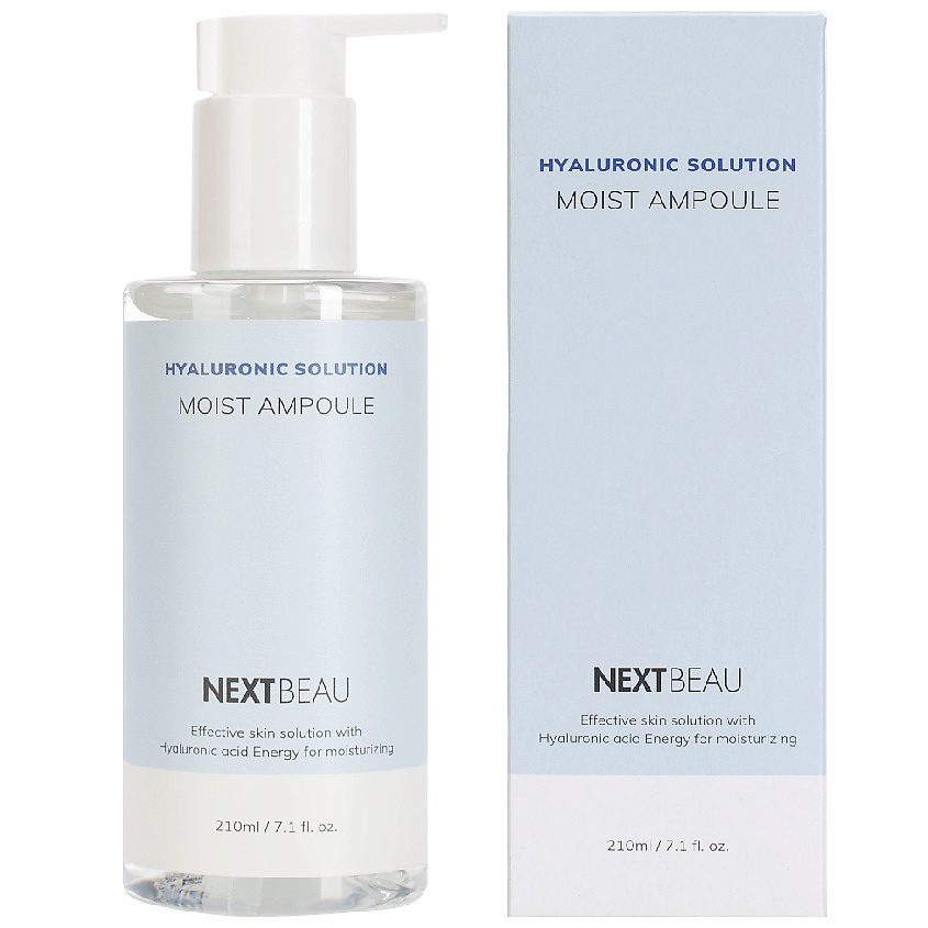 NEXTBEAU Увлажняющая сыворотка с гиалуроновой кислотой/Hyaluronic Solution Moist Ampoule 210мл