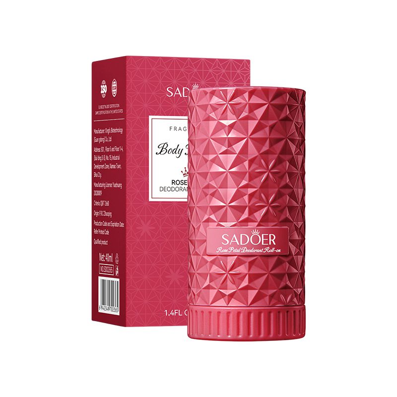 Sadoer Дезодорант женский (Роза, Лилия, Пачули)/Rose Petal Deodorant Roll-on, 40ml
