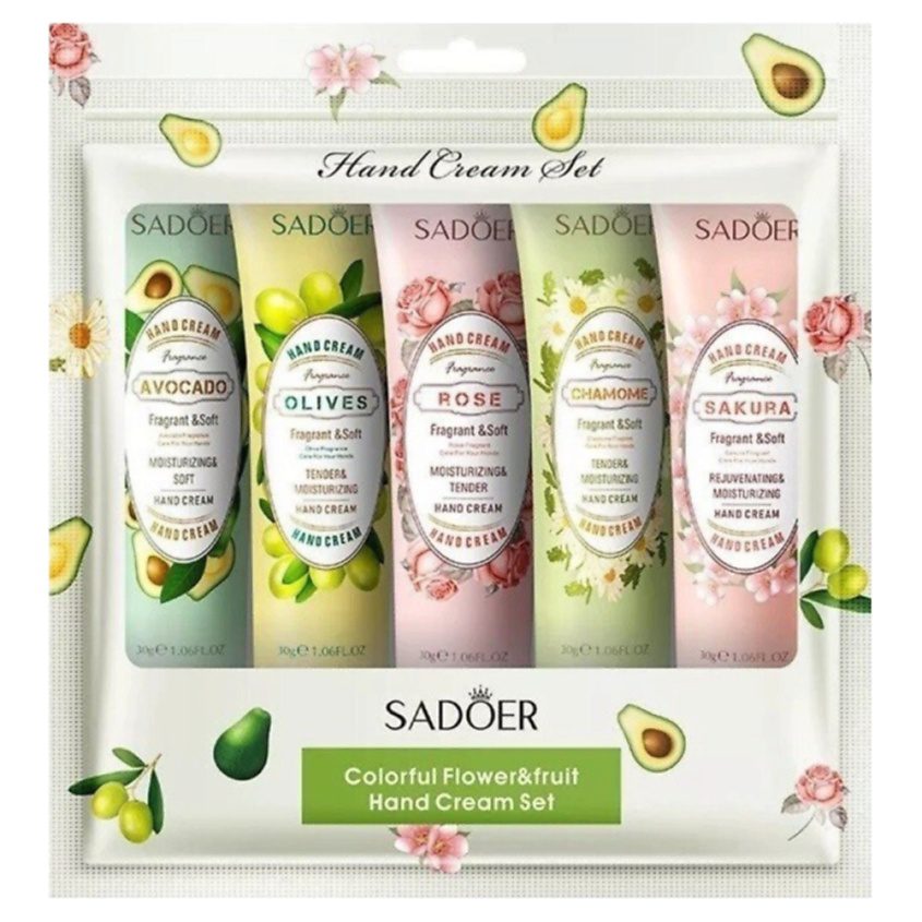 Sadoer Набор кремов для рук/Nourish Your Hands, 5шт*30г.
