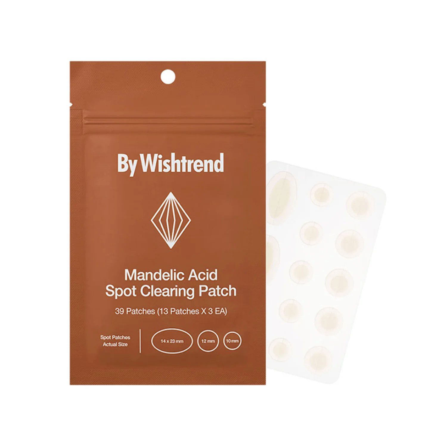 By Wishtrend Патчи для точечного ухода за воспалениями Mandelic Acid Spot Clearing Patch 39 патчей
