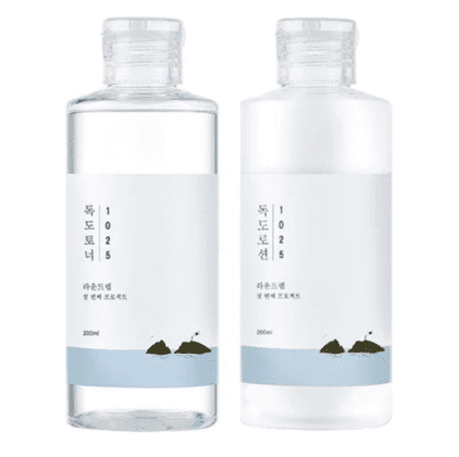 ROUND LAB Увлажняющий набор миниатюр с комплексом минералов 1025 Dokdo On The Go Kit