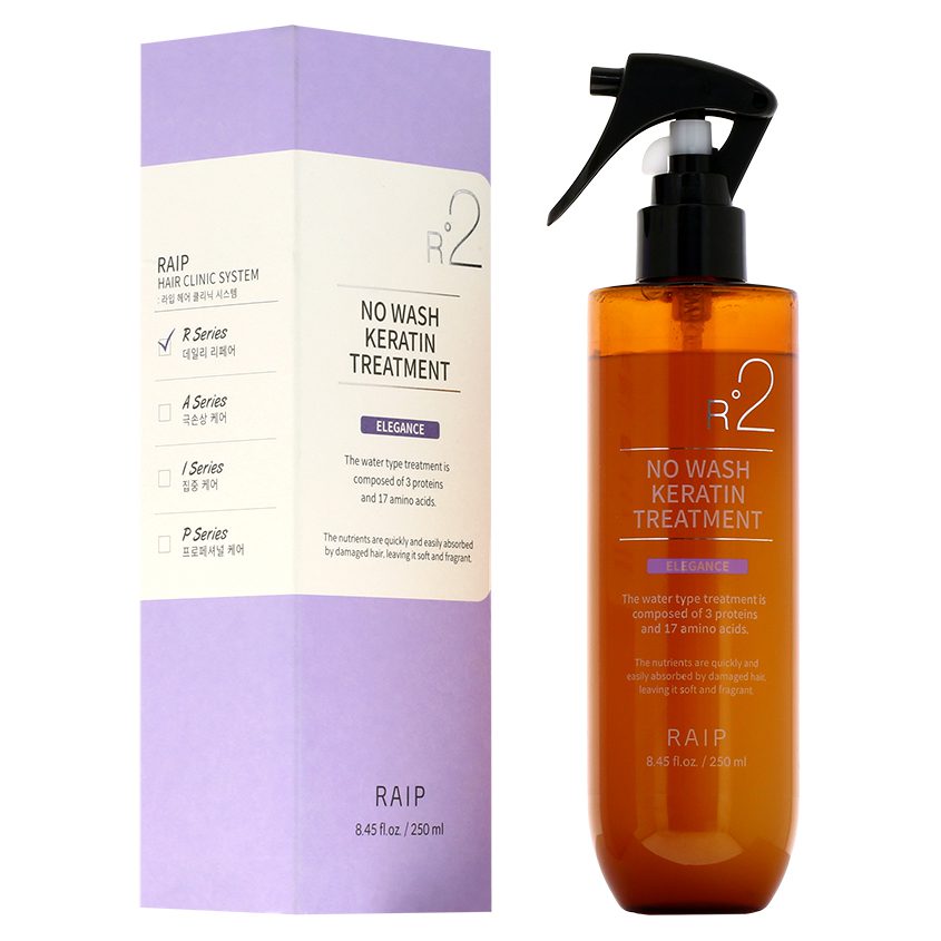 RAIP R2 Спрей для волос с кератином несмываемый/Treatment No Wash Keratin Elegance 250 мл