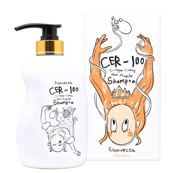 Elizavecca Шампунь для волос с коллагеном CER-100 collagen hair a+ muscle tornado shampo 500мл