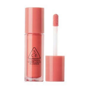 3CE Stylenanda Румяна жидкие для лица классические Velvet Liquid Blusher Cozy Peach, 3,4 гр