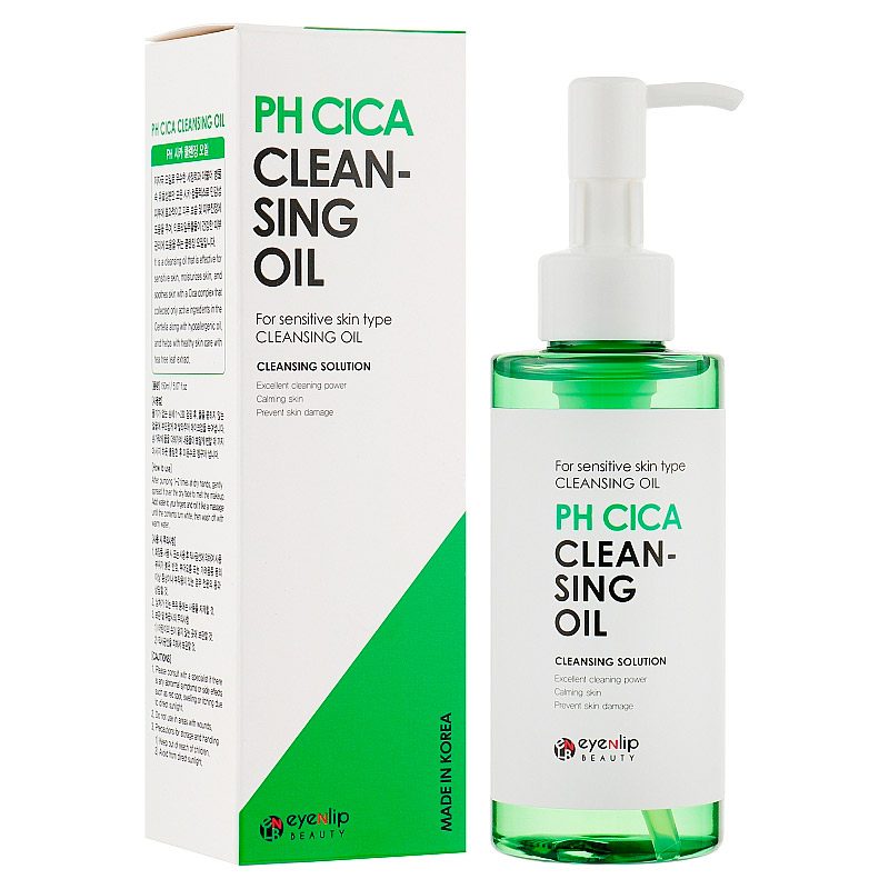 EYENLIP OIL Масло гидрофильное с центеллой азиатской гипоаллергенное PH CICA cleansing oil 150мл