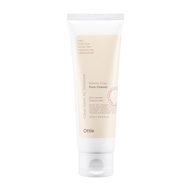 OTTIE Blemish Clean Foam Cleanser Пенка для проблемной кожи с салициловой кислотой (120 мл)
