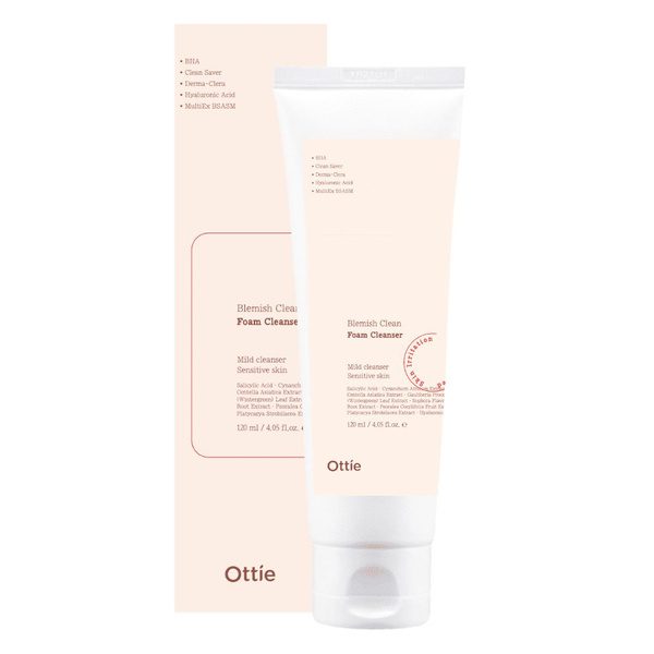 OTTIE Blemish Clean Foam Cleanser Пенка для проблемной кожи с салициловой кислотой (120 мл)