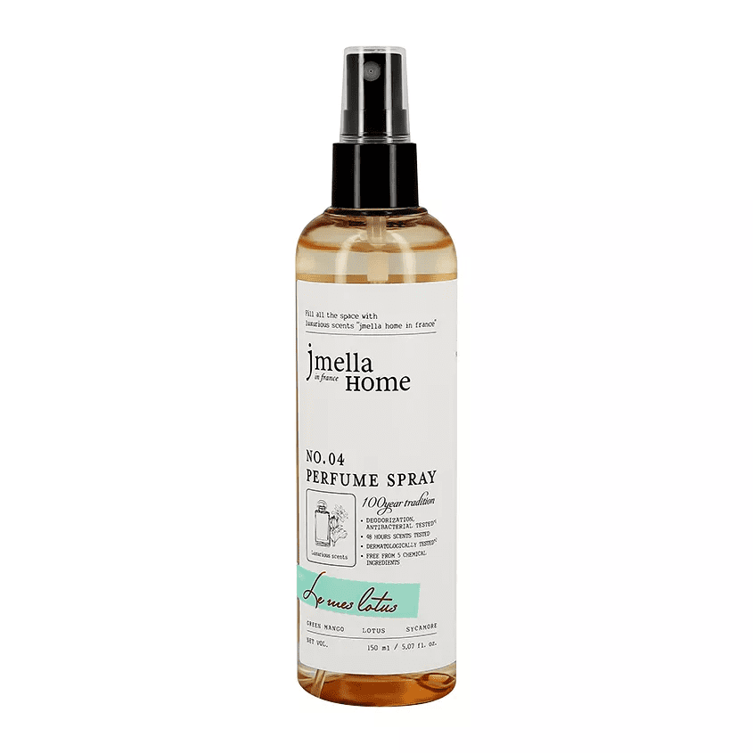 Jmella In France Home Spray Perfume Le Mes Lotus № 04 Спрей парфюмированый со вкусом лотоса 80мл