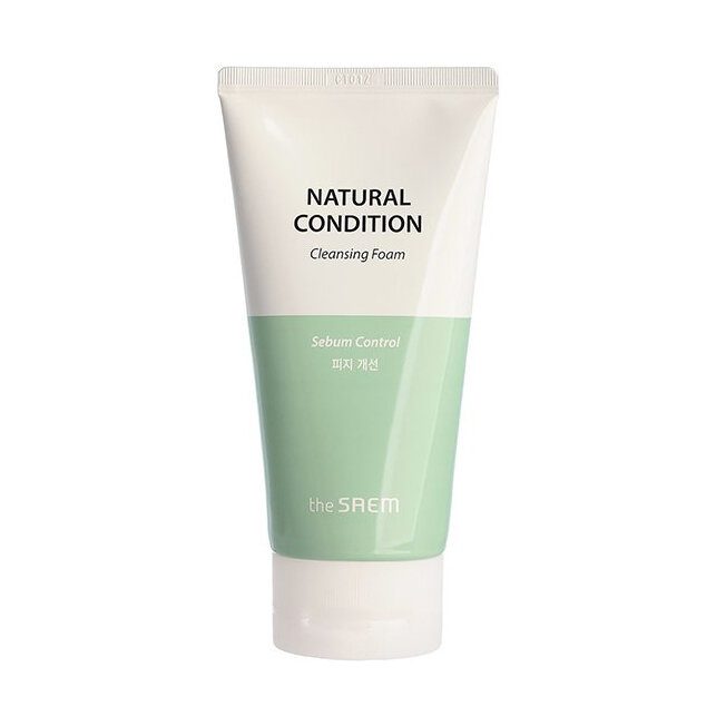 THE SAEM Пенка для умывания Natural Condition Cleansing Foam [Sebum Controlling] 150мл