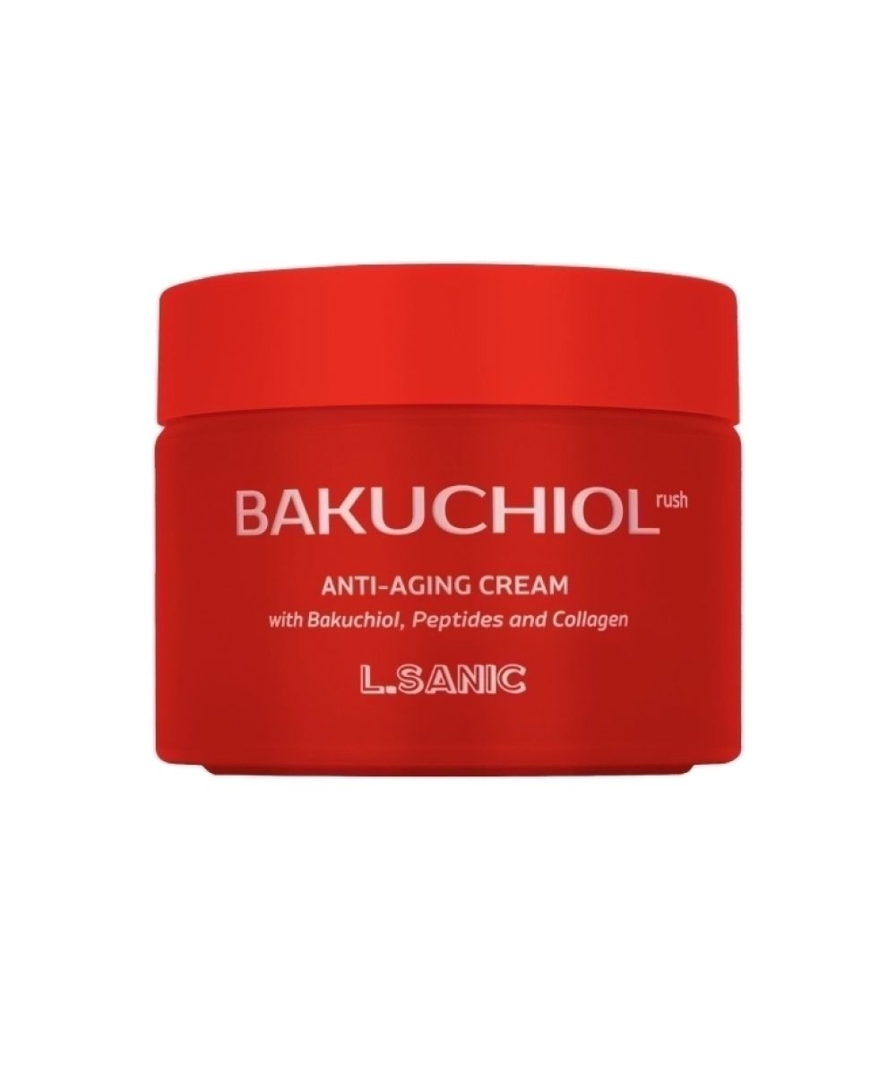 L.Sanic Крем антивозрастной с бакучиолом, пептидами и коллагеном Bakuchiol Rush Anti-Aging Cream