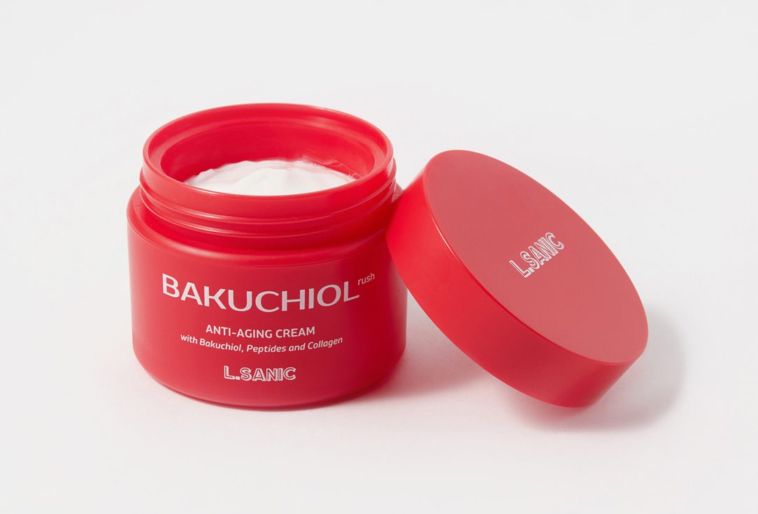 L.Sanic Крем антивозрастной с бакучиолом, пептидами и коллагеном Bakuchiol Rush Anti-Aging Cream