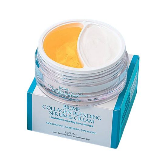 Prreti Сыворотка-крем для лица с коллагеном/Serum & Cream Biome Collagen Blending 90 гр