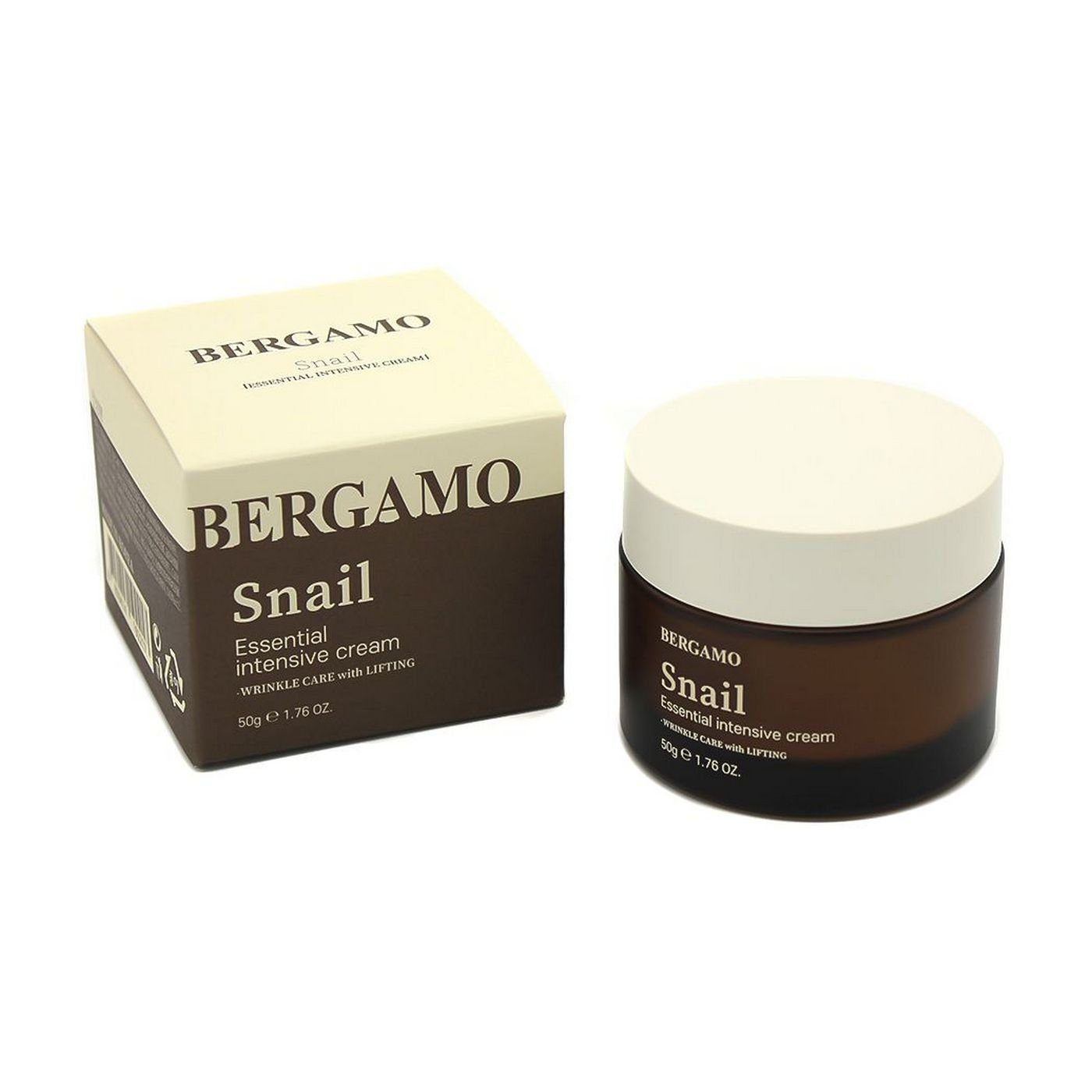 Bergamo Крем для лица с муцином улитки Snail Essential Intensive