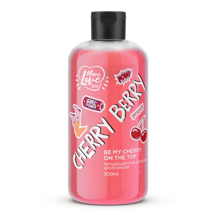 MonoLove Гель д/душа Мерцающий CHERRY BERRY 300 мл MonoLove Гель д/душа Мерцающий CHERRY BERRY 300 мл