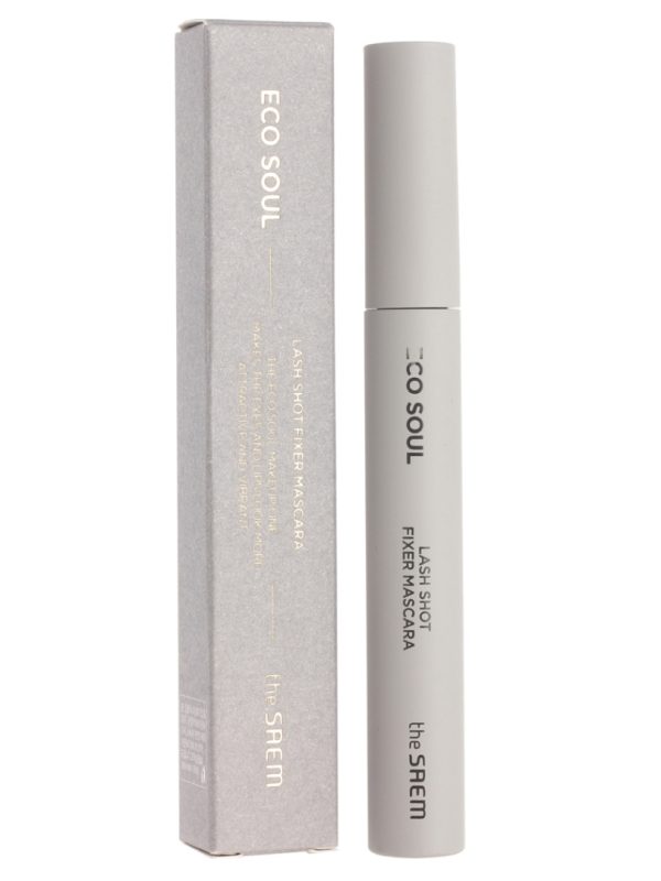 THE SAEM Тушь-фиксатор для ресниц прозрачная Eco Soul Lash shot Fixer Mascara