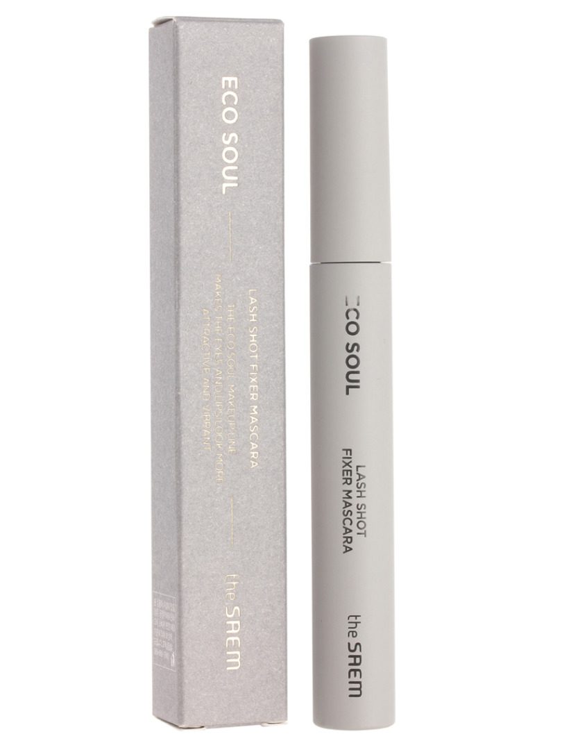THE SAEM Тушь-фиксатор для ресниц прозрачная Eco Soul Lash shot Fixer Mascara