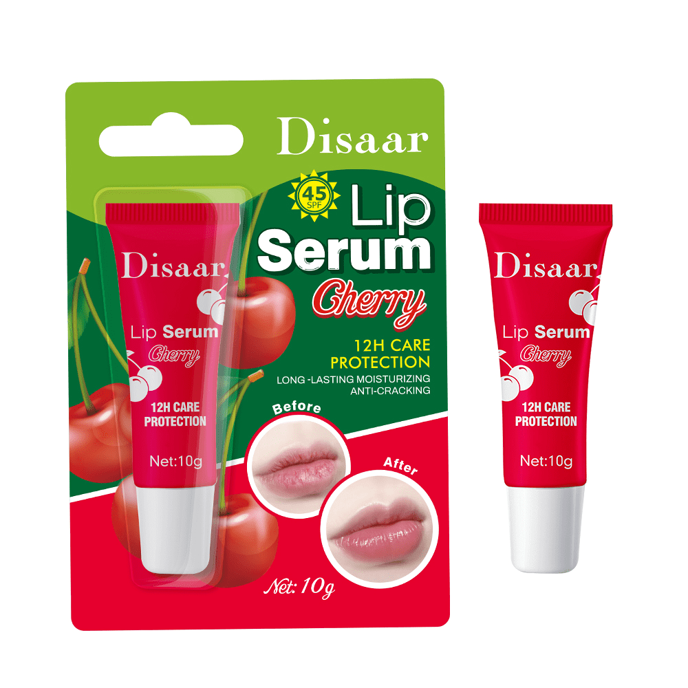 DISAAR Сыворотка для губ ЭКСТРАКТ ВИШНИ Cherry Lip Serum SPF 45, 10 г