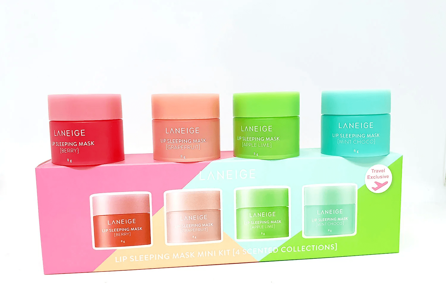 Laneige Lip Sleeping Mask Ex Mini 4 Kit Набор ночных масок для губ