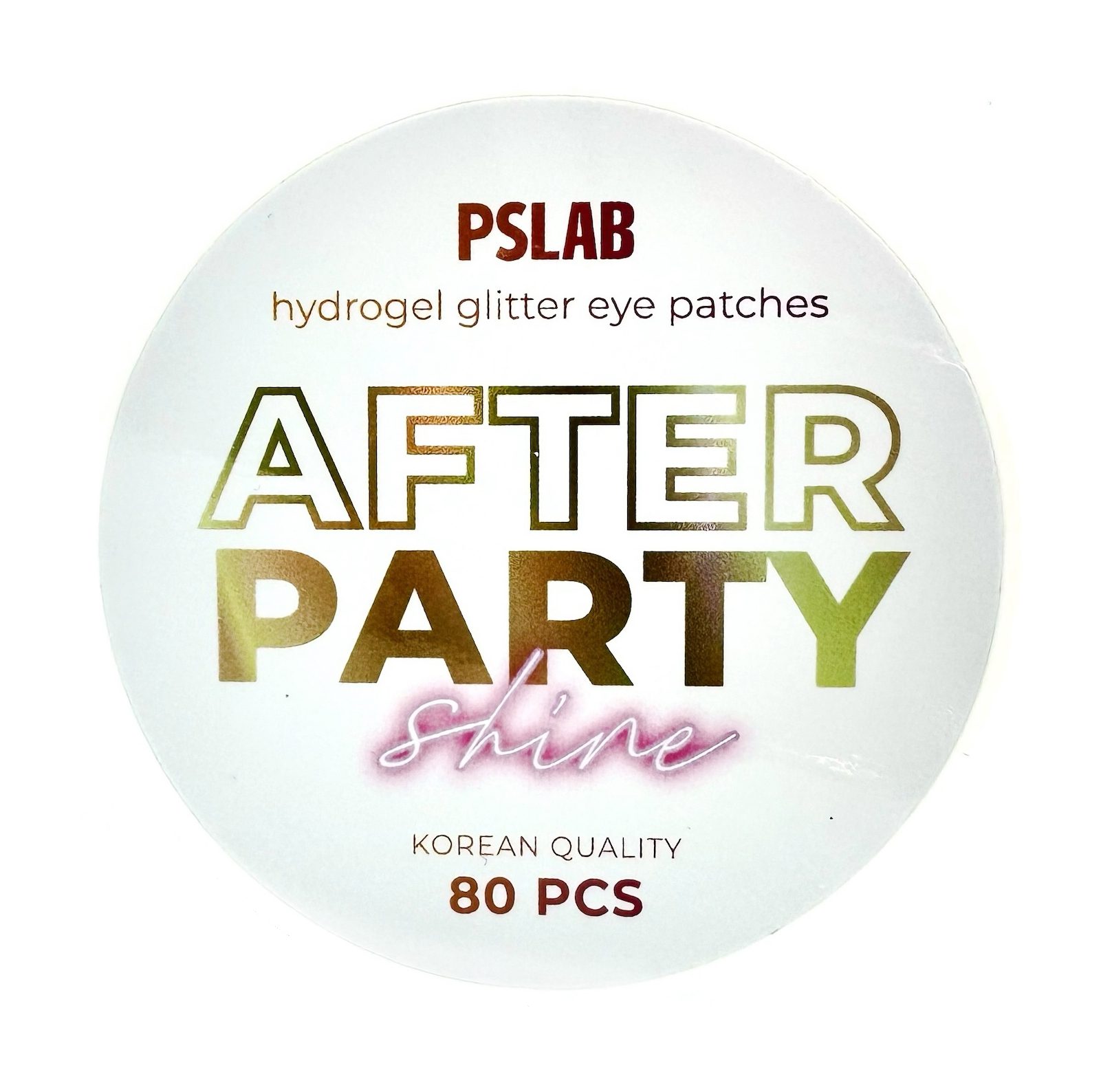 PS.LAB Патчи-глиттер с комплексом витаминов против темных кругов/Patch After party 80шт
