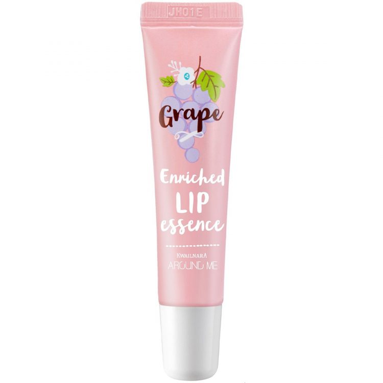 Welcos Бальзам для губ с экстрактом винограда  Around me enriched lip essence grape