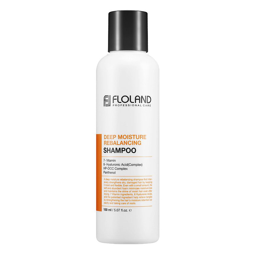 Floland Deep Moisture Rebalancing Shampoo Увлажняющий шампунь с витаминами и гиалурон кисл (150 мл)