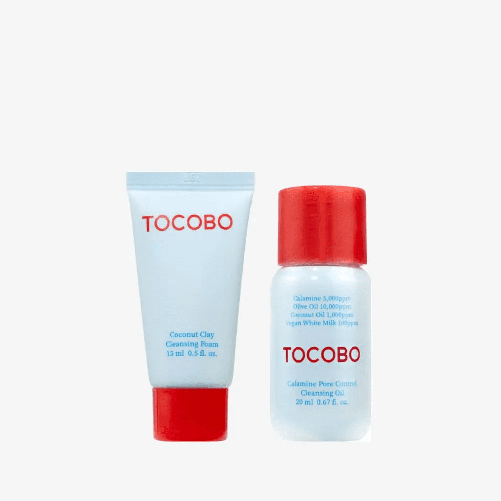 Tocobo Double Cleansing Mini Duo Набор миниатюр для двойного очищения (15ml+20ml)