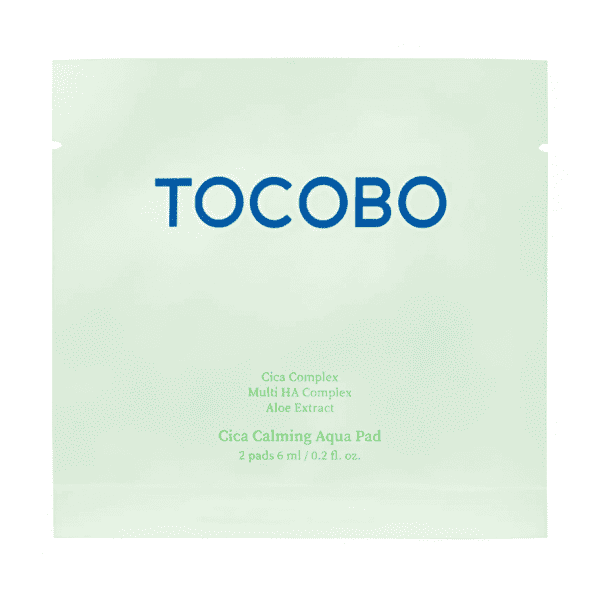 Tocobo Cica Calming Aqua Pad Пэды успокаивающие с центеллой (2pads) 6 ml
