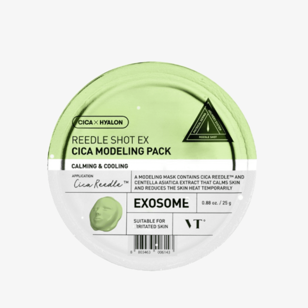 VT Cosmetics Reedle Shot EX Cica Modeling Pack Маска успокаивающая альгинатная с экстрактом центеллы