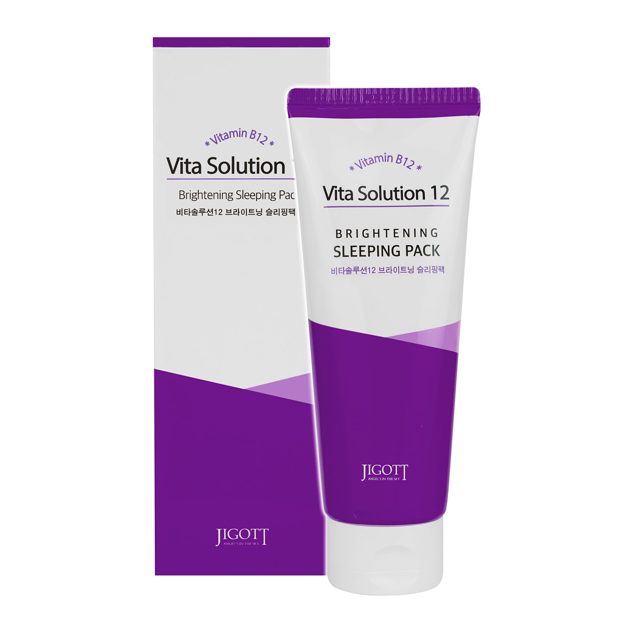 JIGOTT Маска для лица осветляющая ночная/Vita Solution 12 Brightening Sleeping Pack 180ml