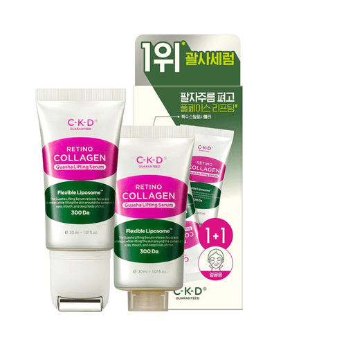 CKD Набор из двух коллагеновых сывороток с роликом — Retino Collagen Small Molecule 300, 30 мл+30мл
