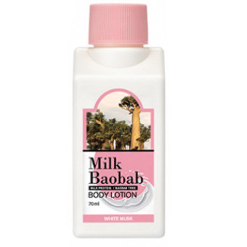 MilkBaobab Лосьон для тела с ароматом белого мускуса/Body Lotion White Musk Travel Edition 70мл