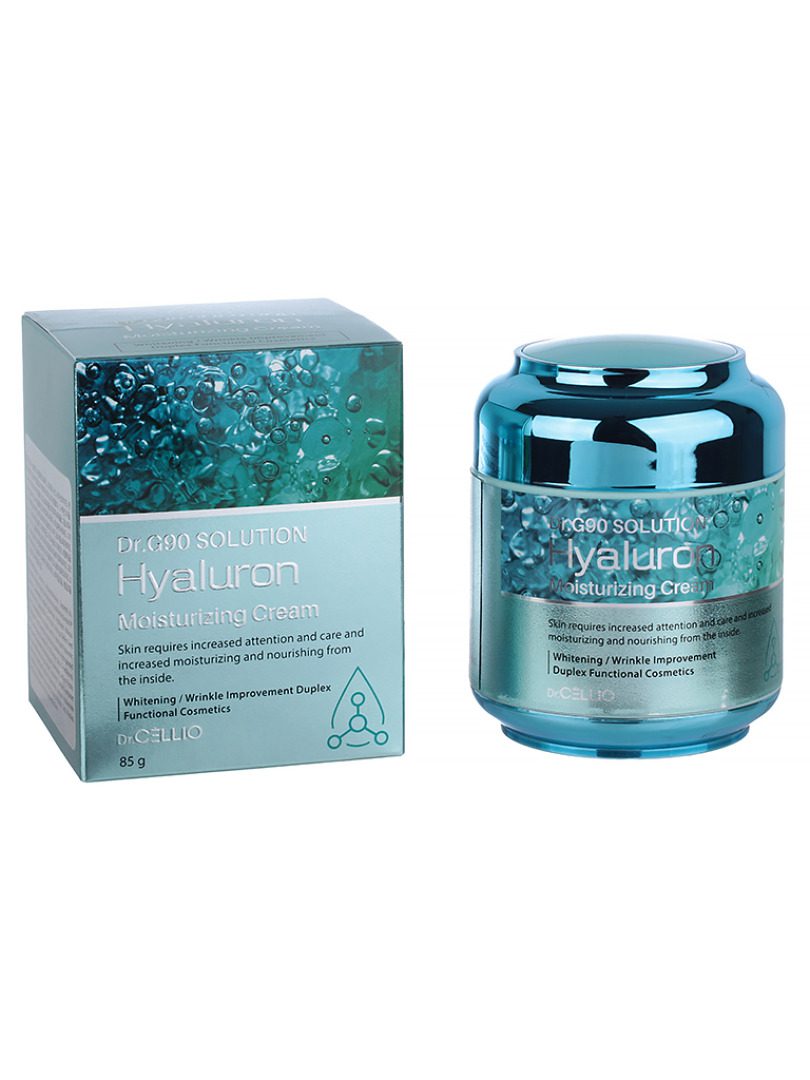 Dr.CELLIO Dr.G90 SOLUTION HYALURON MOISTURIZING CREAM Крем для лица с гиалуроновой кислотой 85гр