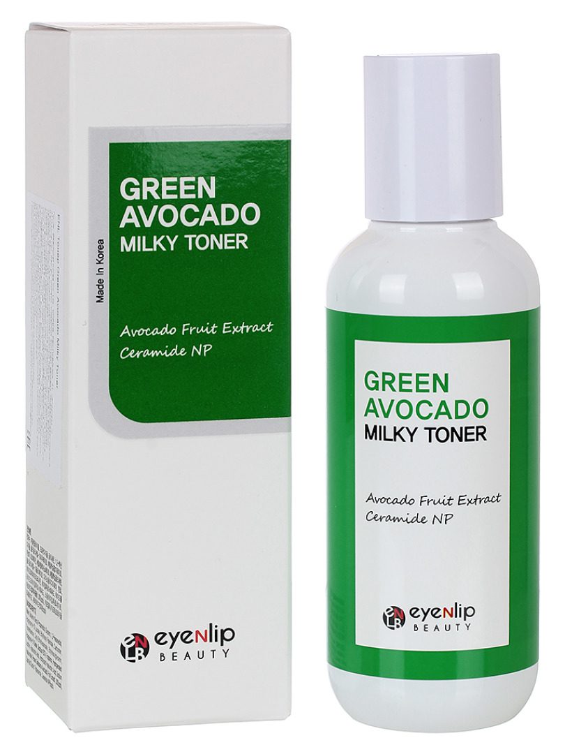 EYENLIP Avocado Тонер для лица с экстрактом авокадо Green Avocado Milky Toner