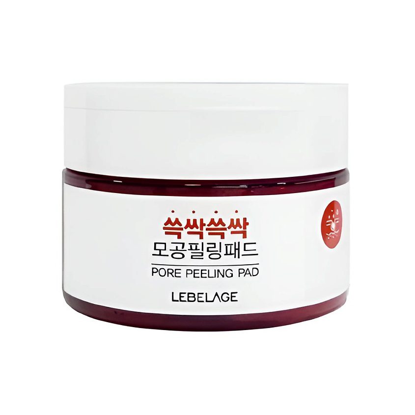 LEBELAGE Pore Peeling Pad,Диски для очищения и пилинга пор 60 шт