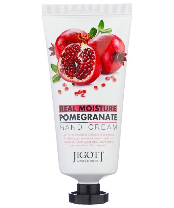 JIGOTT Крем для рук с экстрактом Граната/REAL MOISTURE POMEGRANATE HAND CREAM 100мл