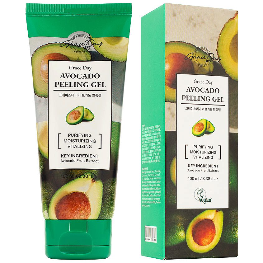 GraceDay Avocado Peeling Gel Пилинг-гель отшелушивающий с авокадо, 100ml