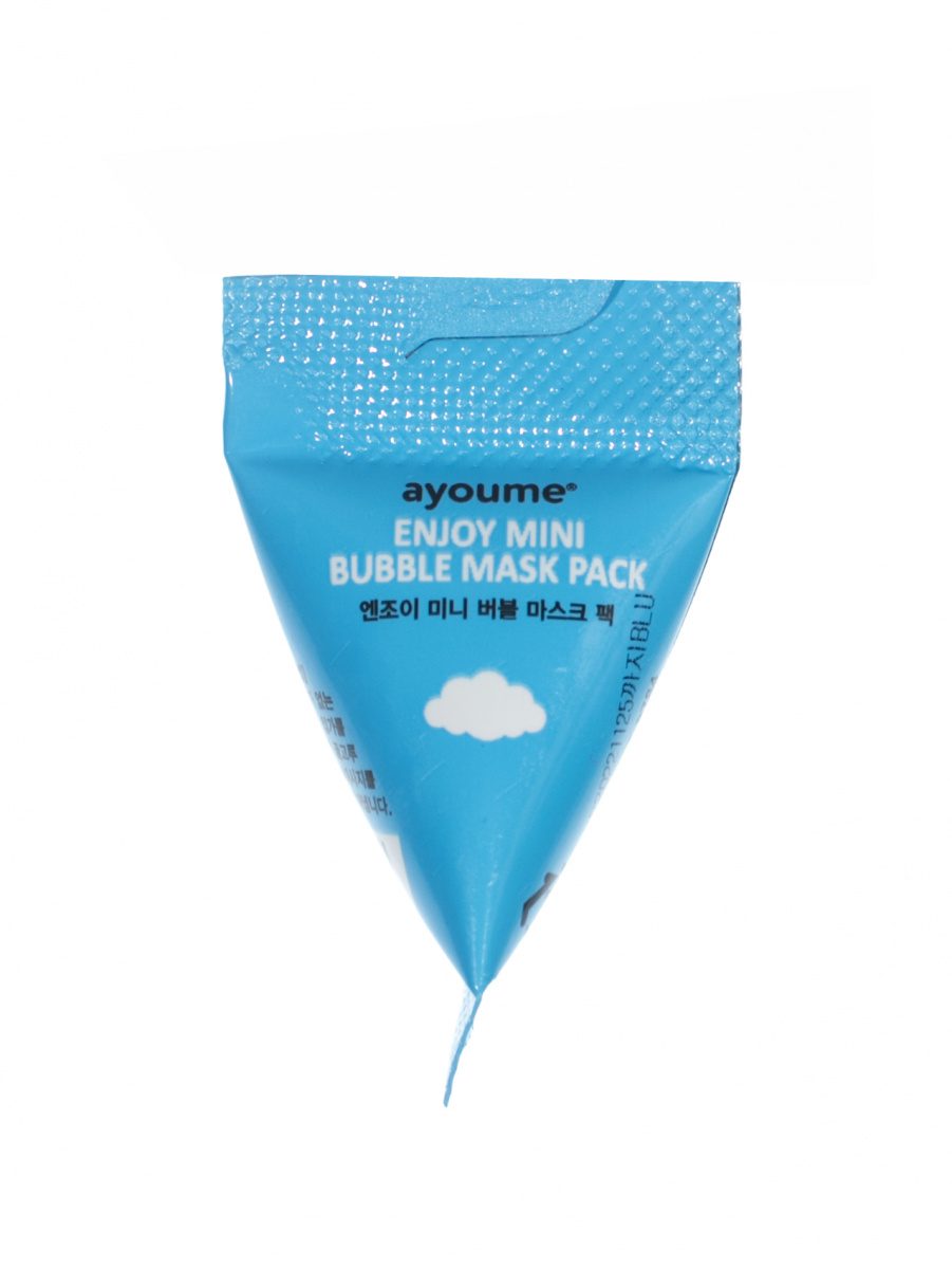 Ayoume Enjoy Mini Bubble Mask Pack Маска для лица пузырьковая 3гр*1шт