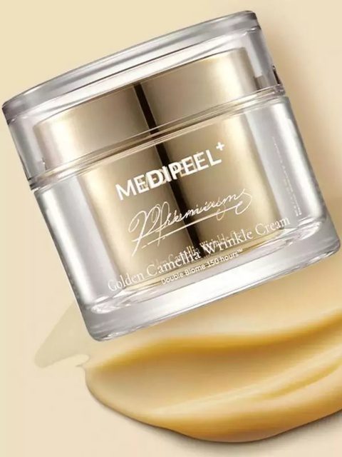 MEDI-PEEL Премиальный омолаживающий крем с экстрактом камелии Premium Golden Camellia Wrinkle Cream